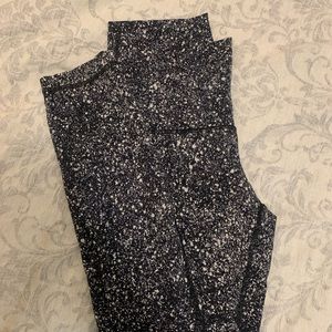 Lululemon paint splatter full length leggings